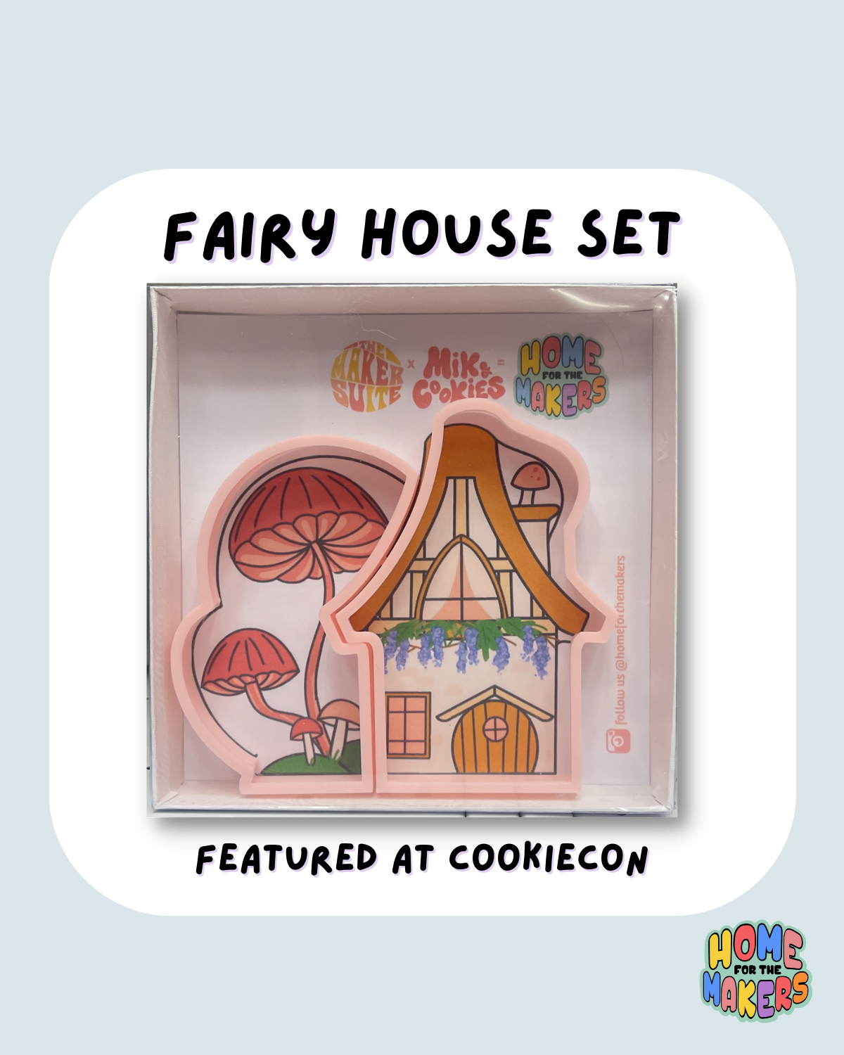 Mik's Mix CookieCon Cutter Set - Fairy House