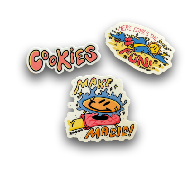 Mik & Cookies stickers