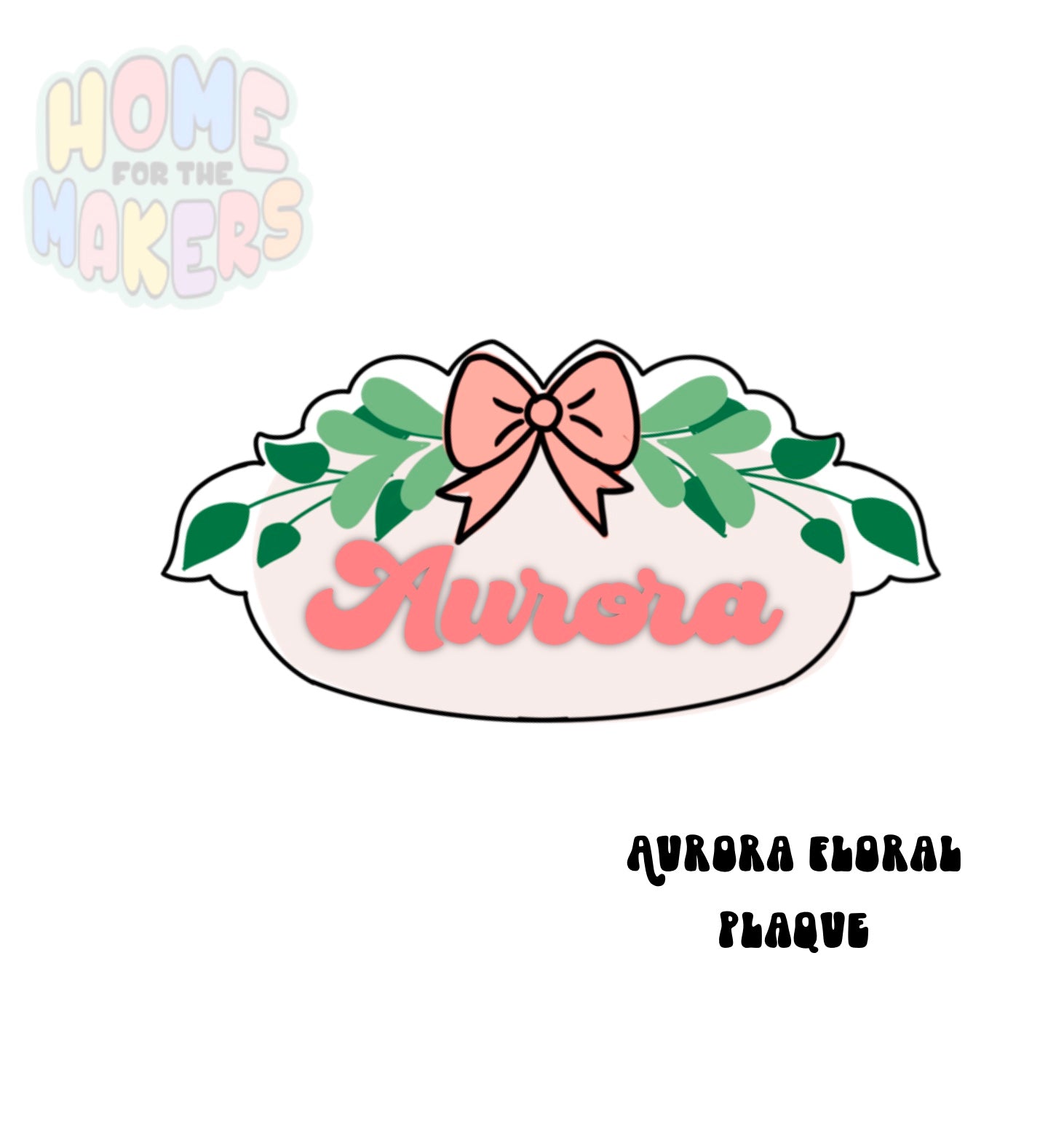 Aurora Floral Plaque